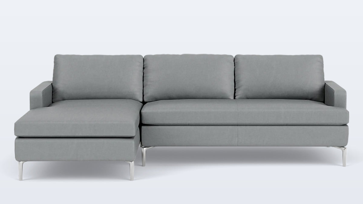 eve grand 2-piece sectional - leather