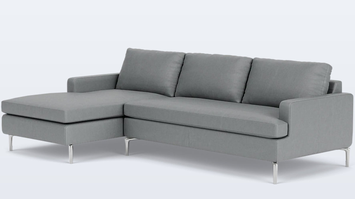 eve grand 2-piece sectional - leather