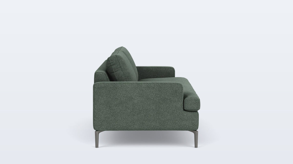 eve grand loveseat - fabric