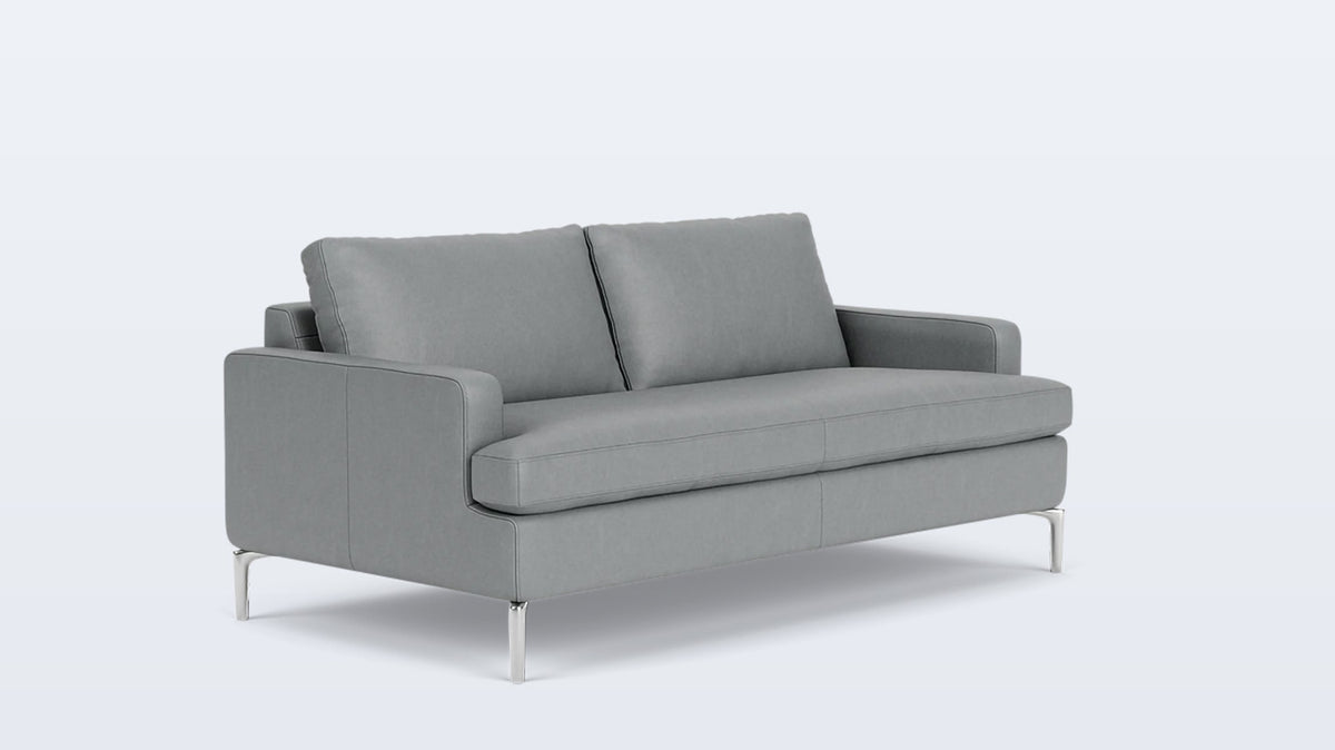 eve grand loveseat - leather