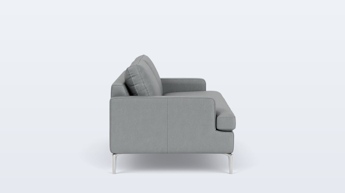 eve grand loveseat - leather