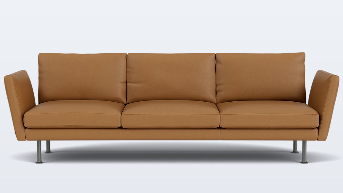 form 108&quot; sofa - leather