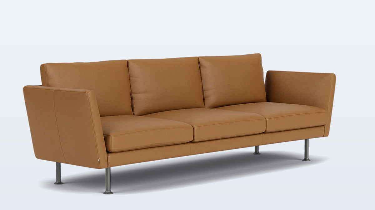 form 108&quot; sofa - leather