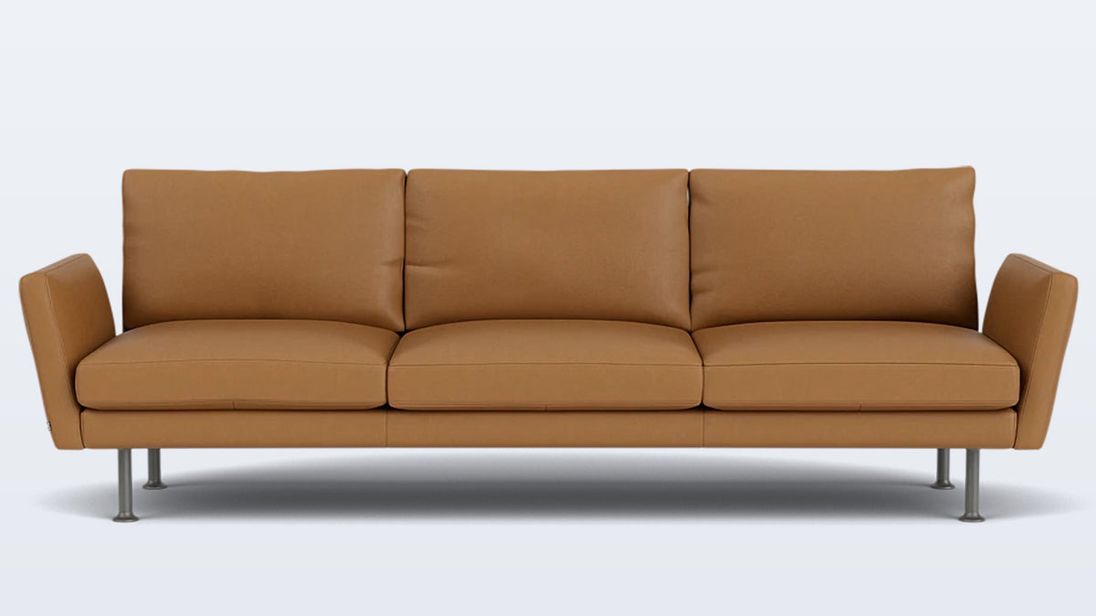 form 108&quot; sofa - leather