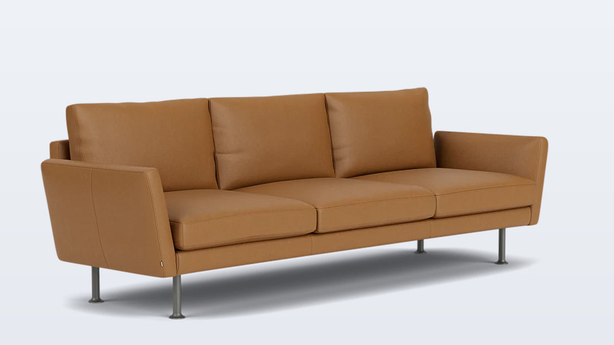 form 108&quot; sofa - leather