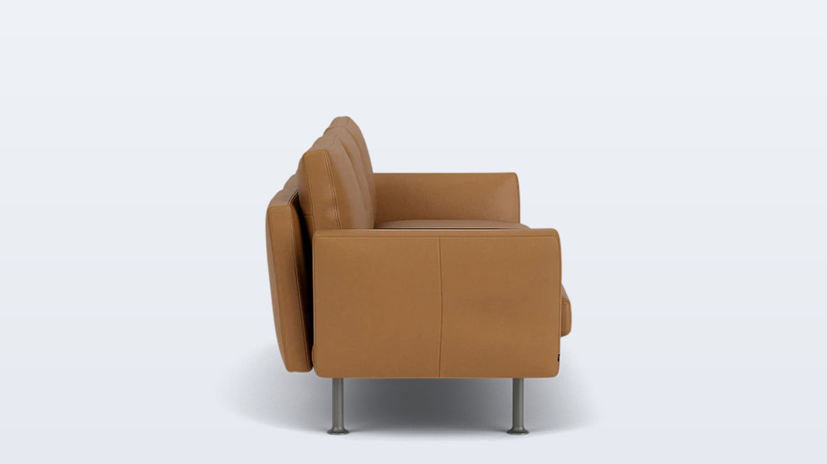 form 108&quot; sofa - leather