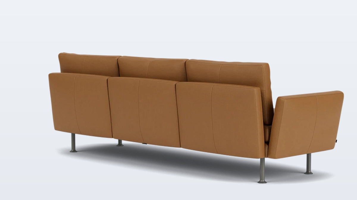 form 108&quot; sofa - leather