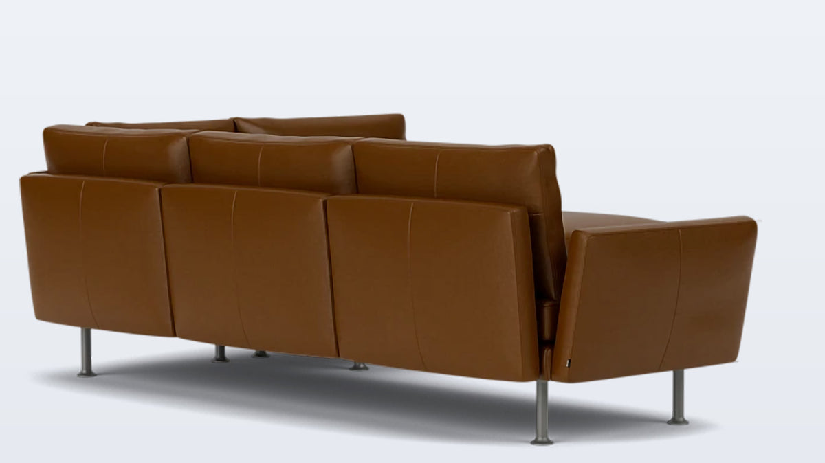 form 2-piece sectional - leather