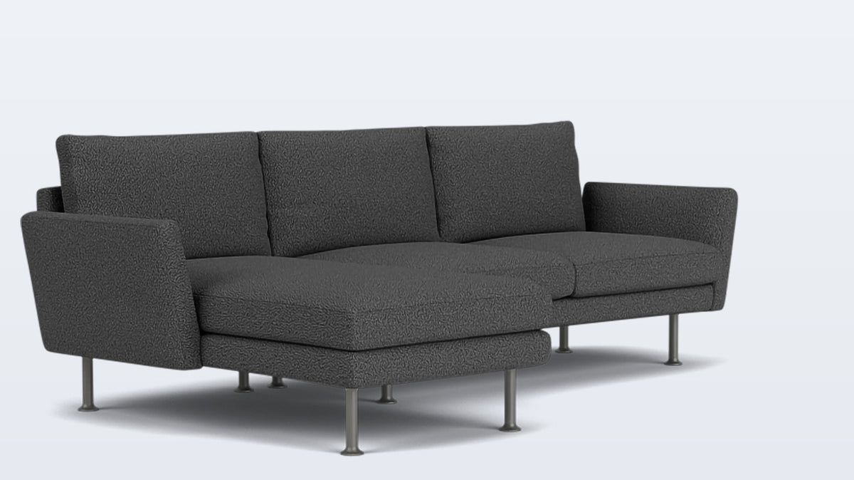 form 2-piece sectional - fabric