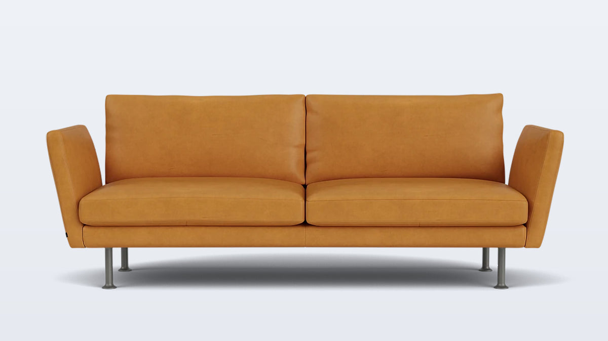 form 92&quot; sofa - leather