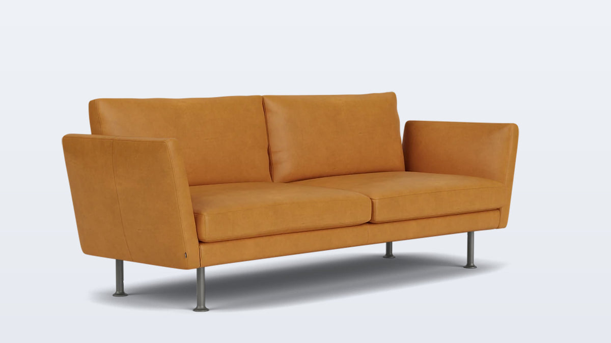 form 92&quot; sofa - leather