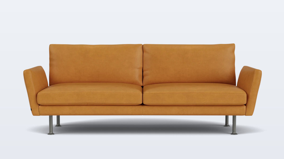 form 92&quot; sofa - leather