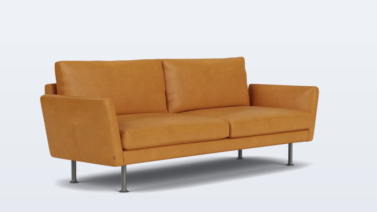 form 92&quot; sofa - leather