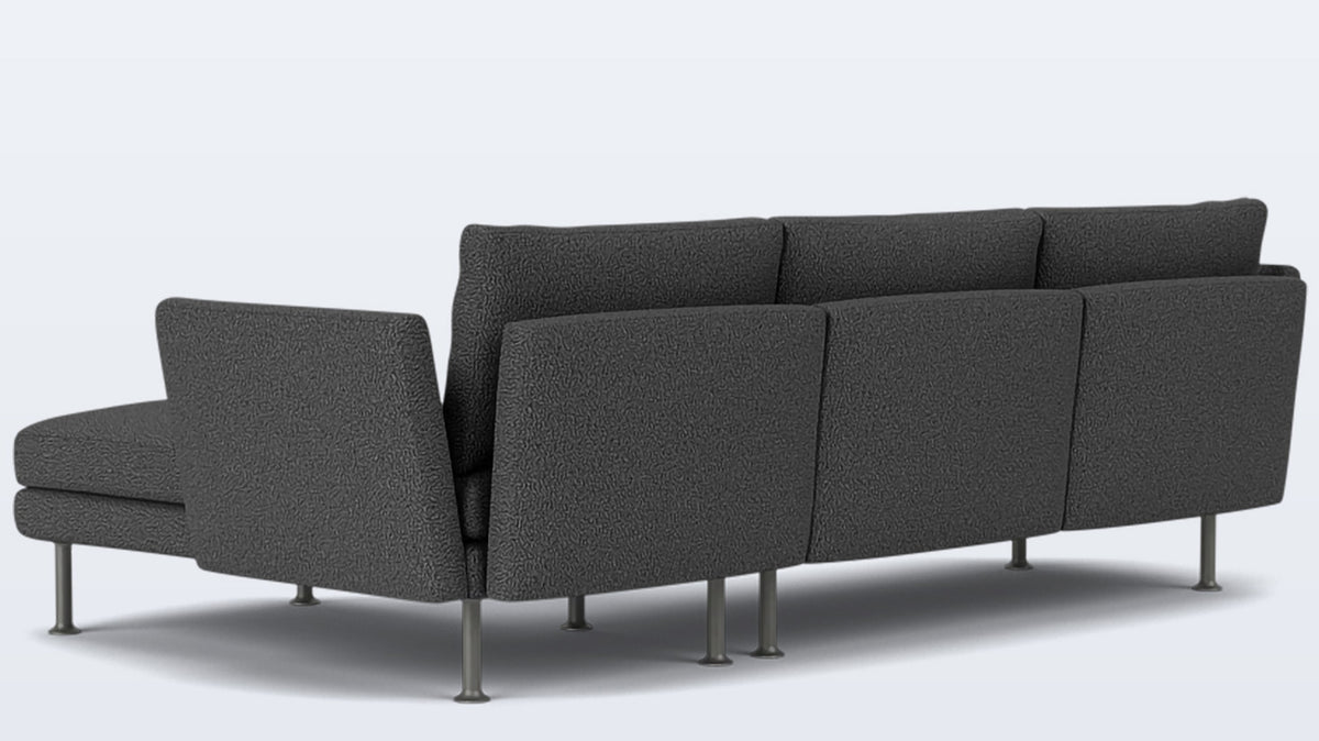 form 2-piece sectional - fabric