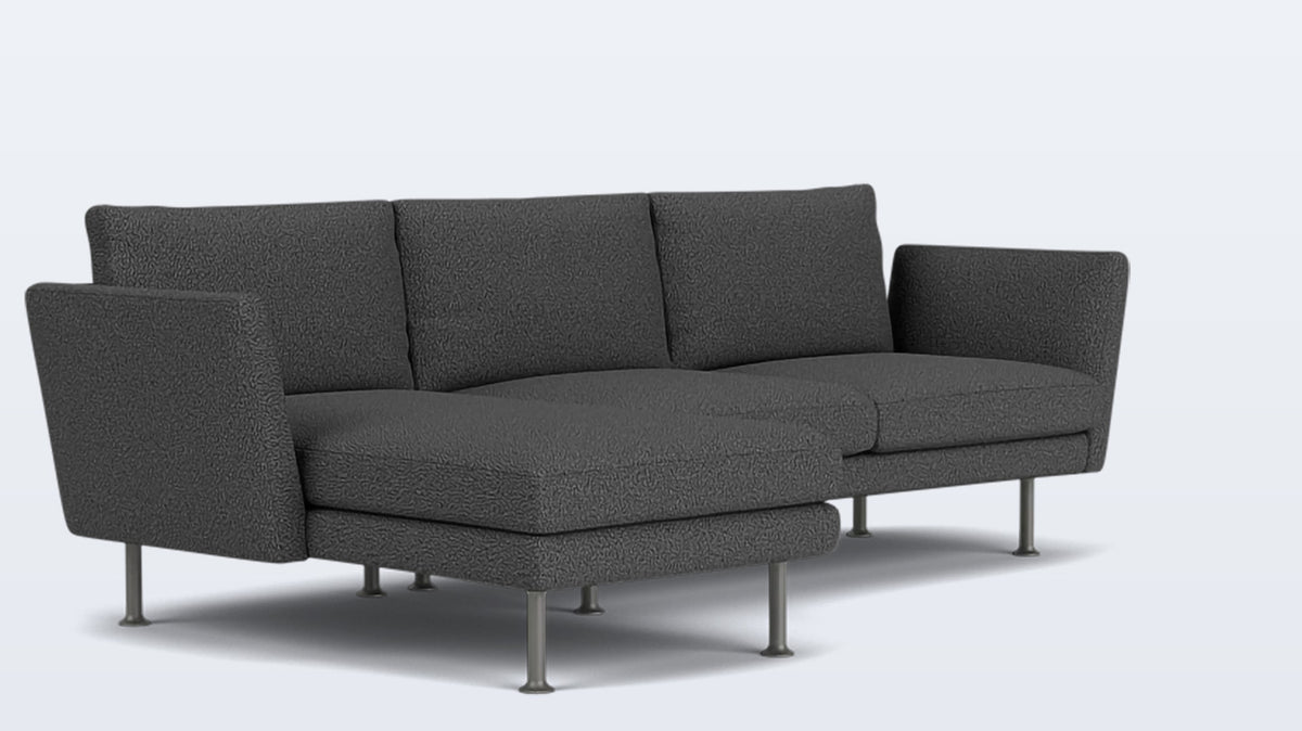 form 2-piece sectional - fabric