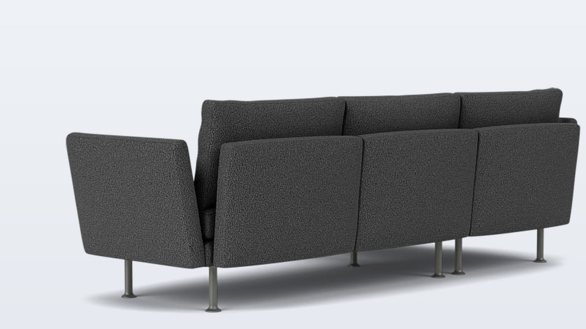 form 2-piece sectional - fabric