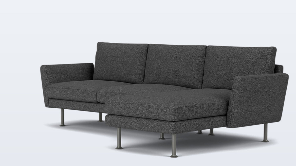 form 2-piece sectional - fabric