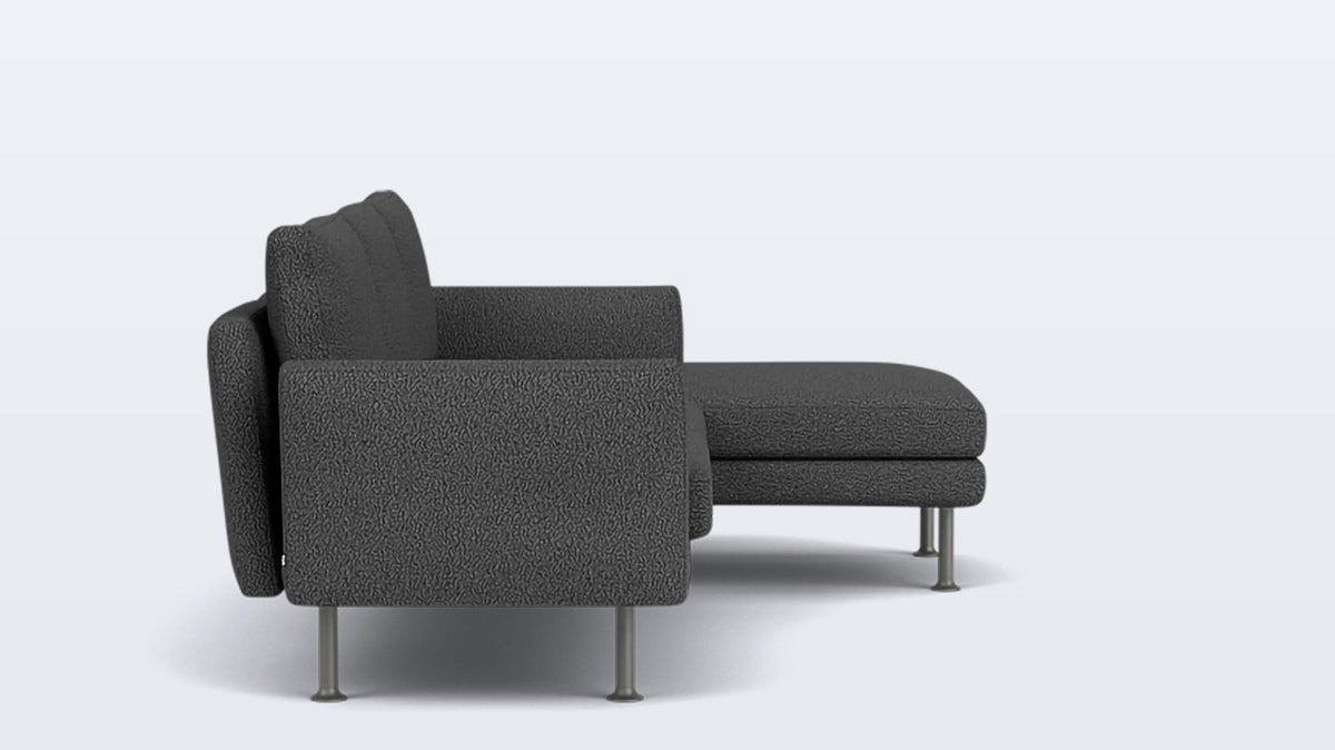 form 2-piece sectional - fabric