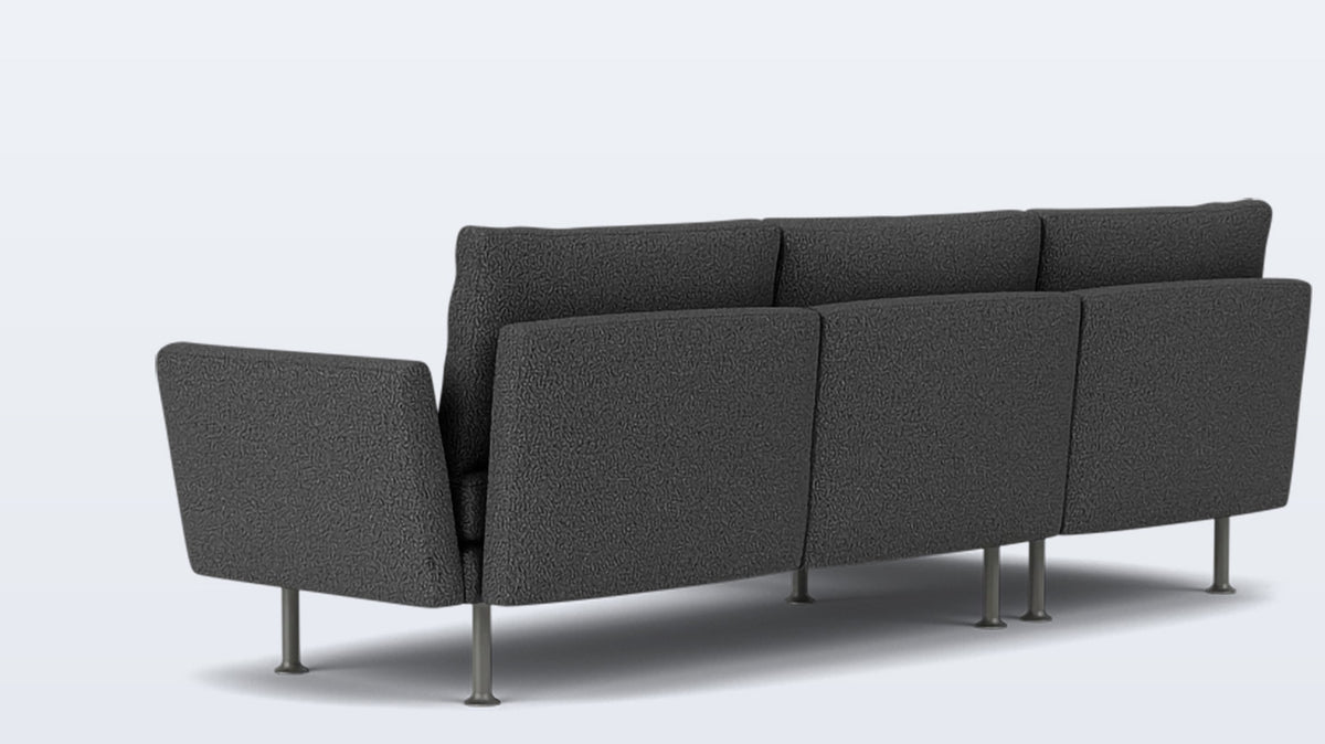 form 2-piece sectional - fabric