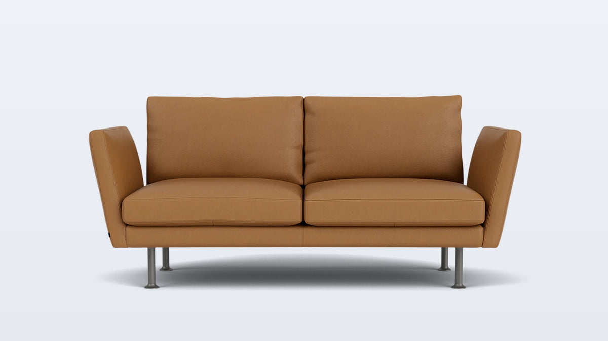 form loveseat - leather