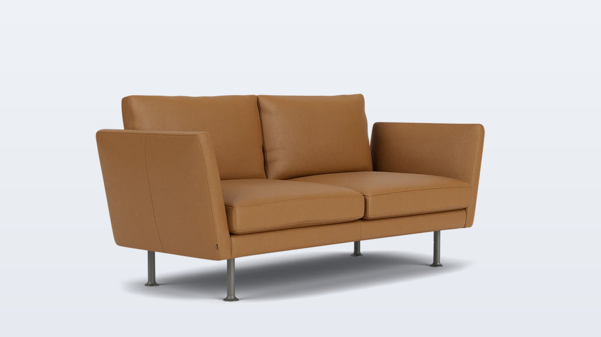 form loveseat - leather