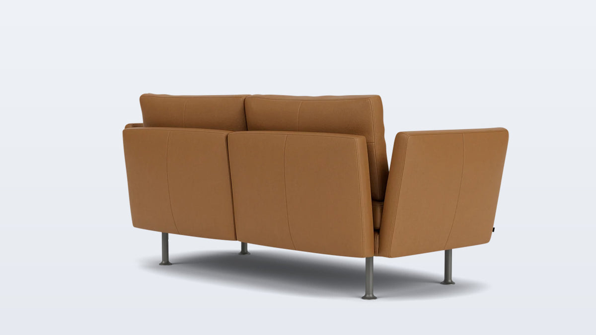 form loveseat - leather