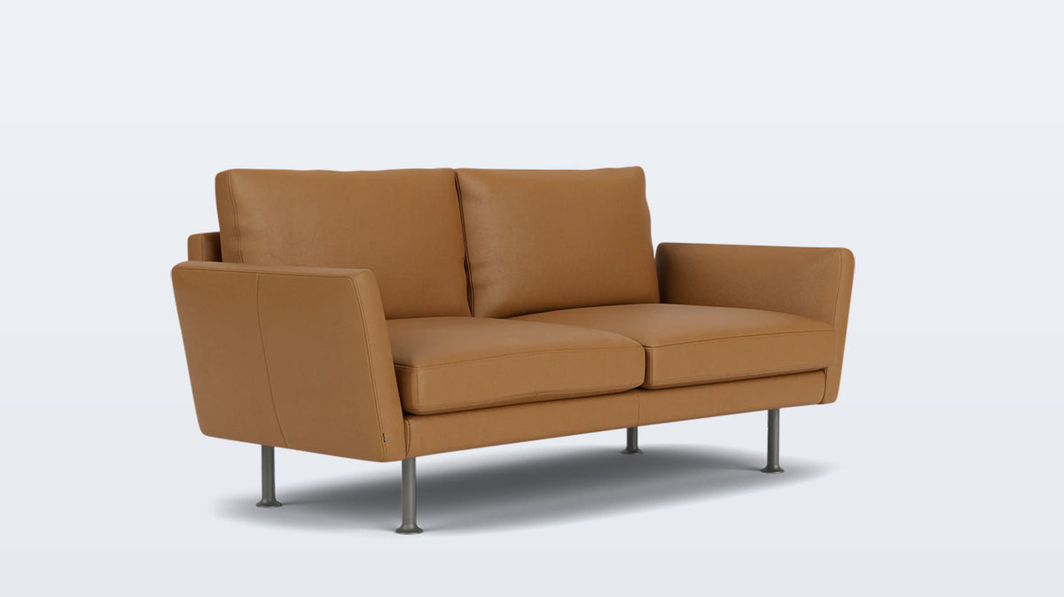 form loveseat - leather