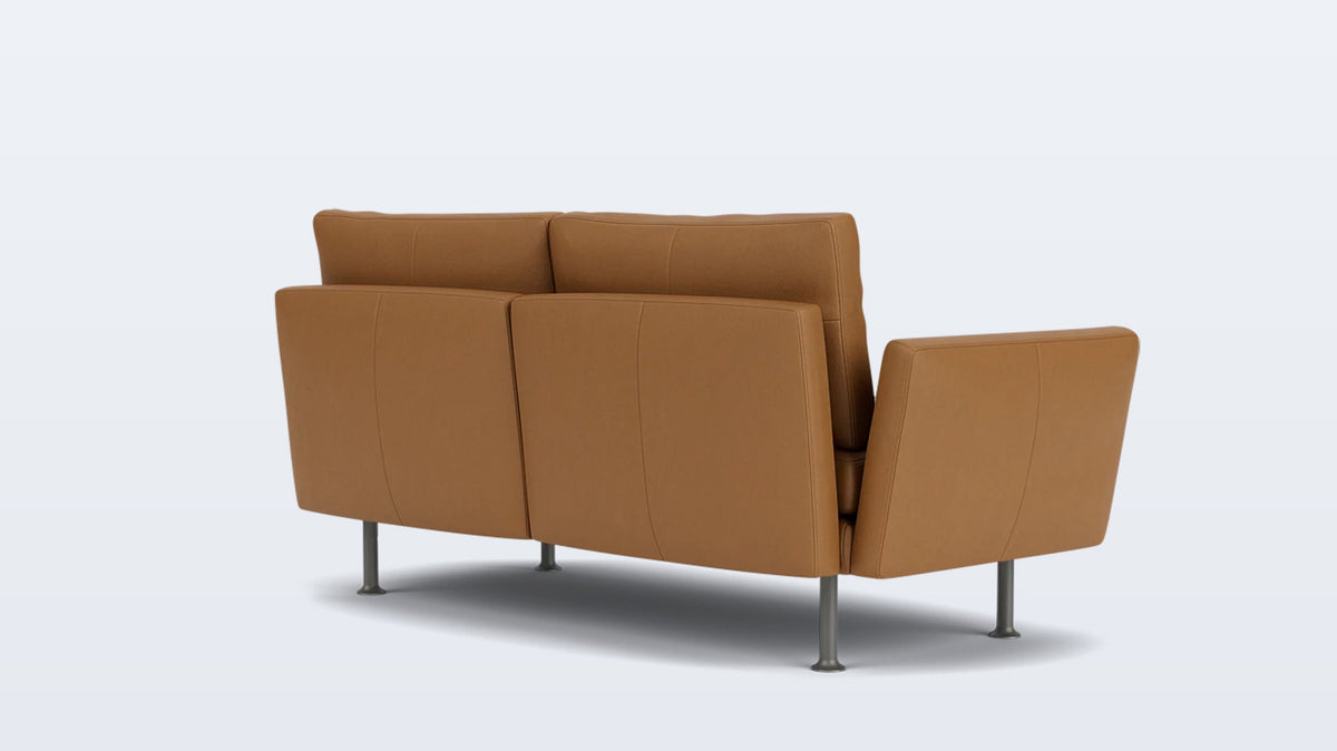 form loveseat - leather