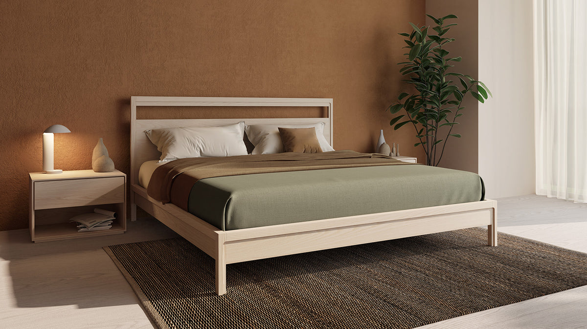 jack bed (wood headboard)