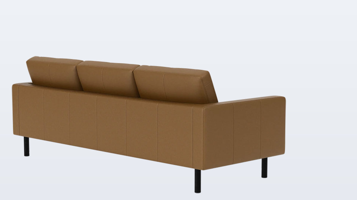 joan 2-piece sectional (plain) - leather