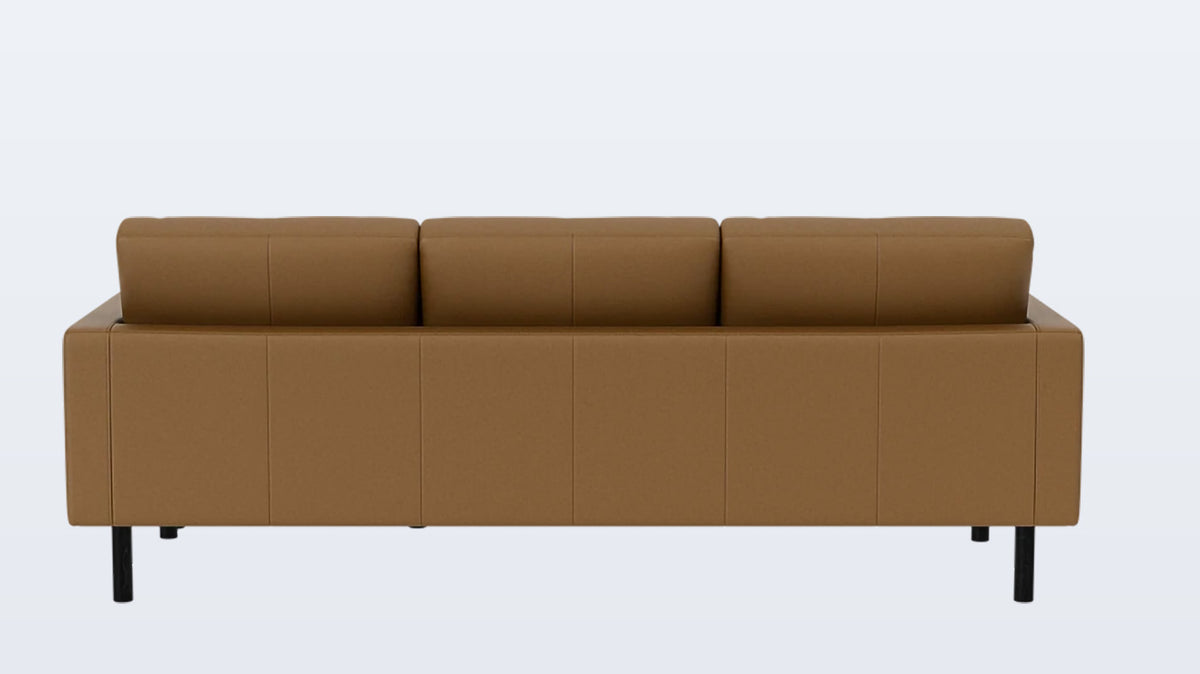 joan 2-piece sectional (plain) - leather