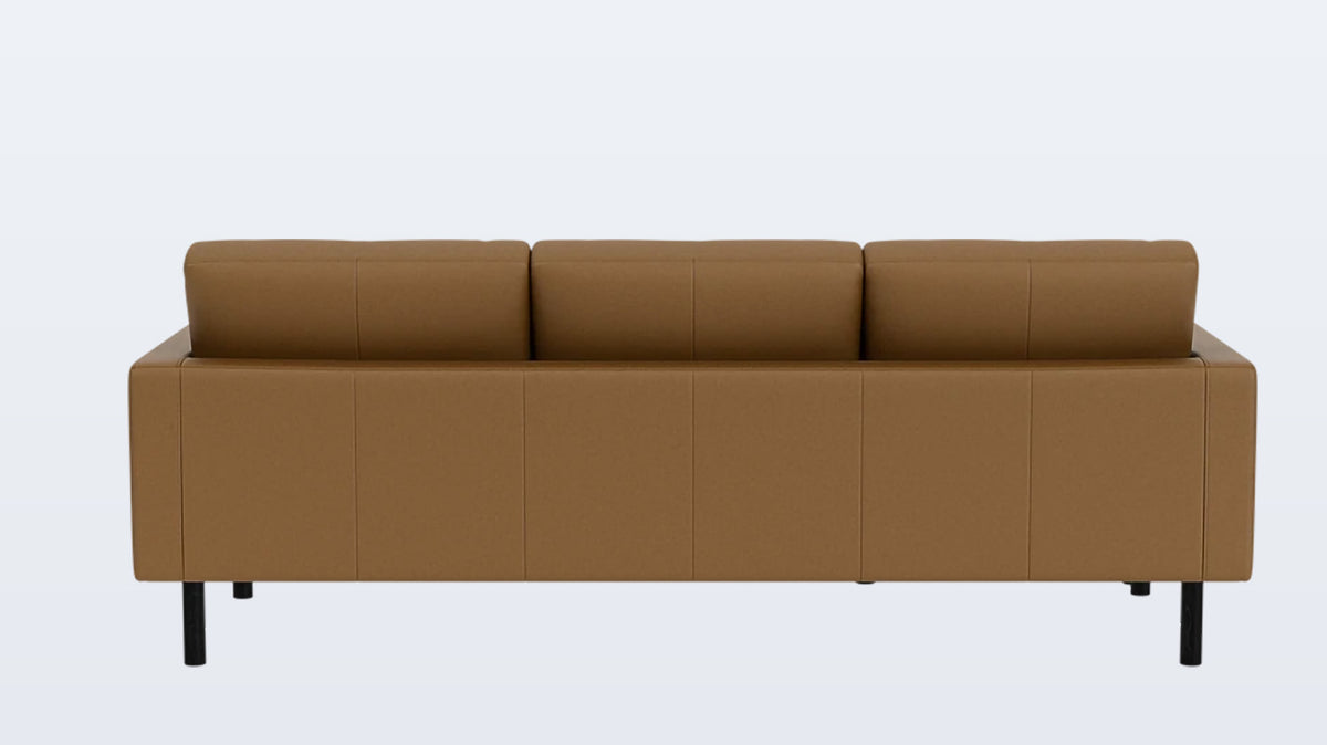 joan 2-piece sectional (plain) - leather