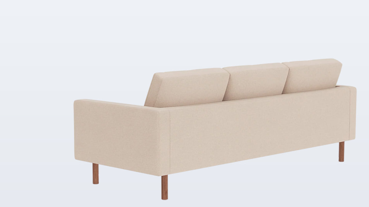 joan 2-piece sectional (tufted) - fabric