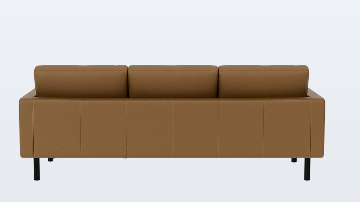 joan 2-piece sectional (tufted) - leather