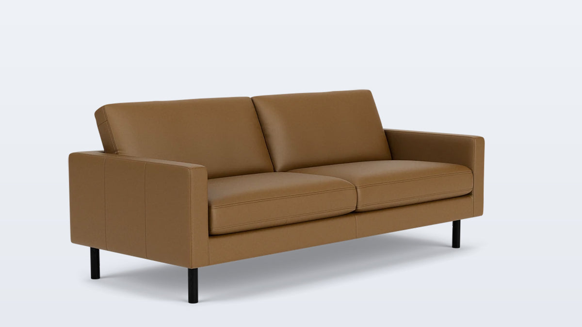 joan 83&quot; sofa (plain) - leather