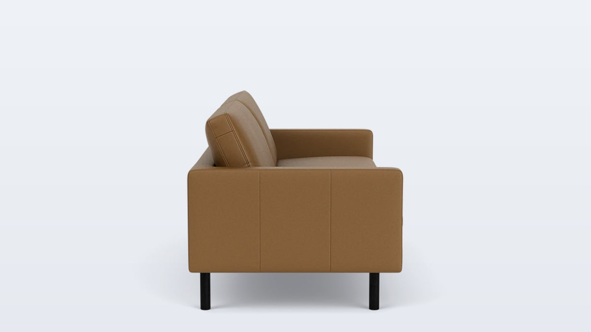 joan 83&quot; sofa (plain) - leather