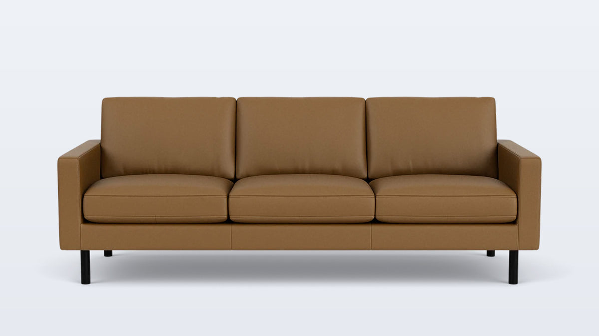 joan 87&quot; sofa (plain) - leather