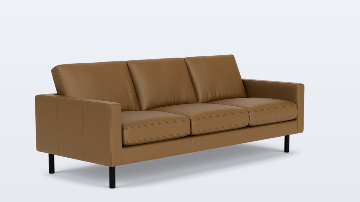 joan 87&quot; sofa (plain) - leather