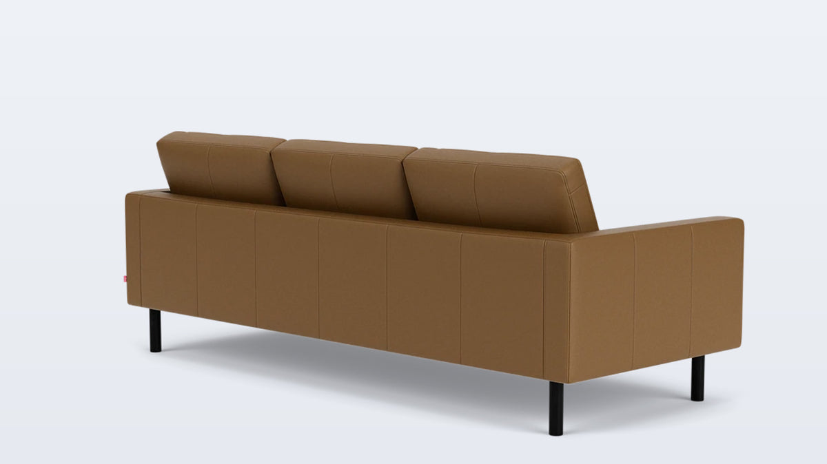 joan 87&quot; sofa (plain) - leather