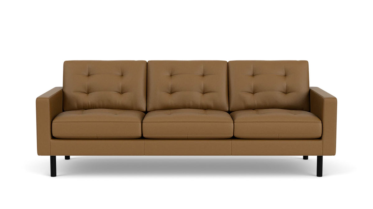 joan 87&quot; sofa (tufted) - leather