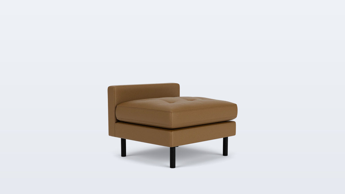 joan extended seat (tufted) - leather