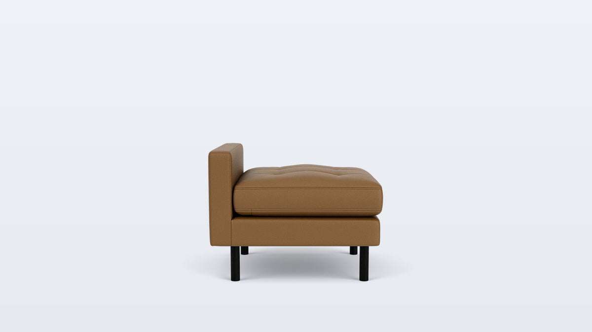 joan extended seat (tufted) - leather