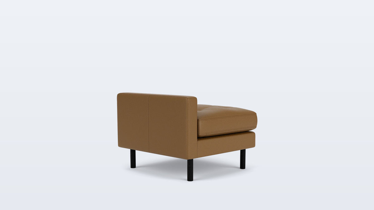 joan extended seat (tufted) - leather