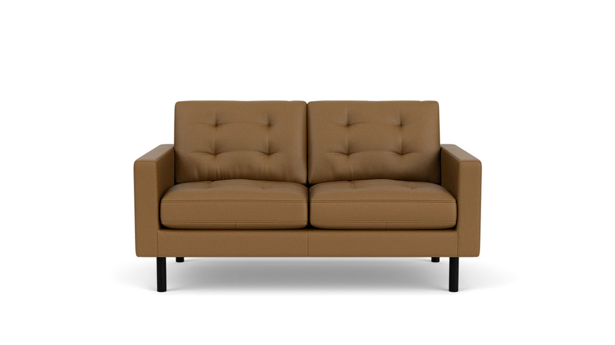 joan loveseat (tufted) - leather