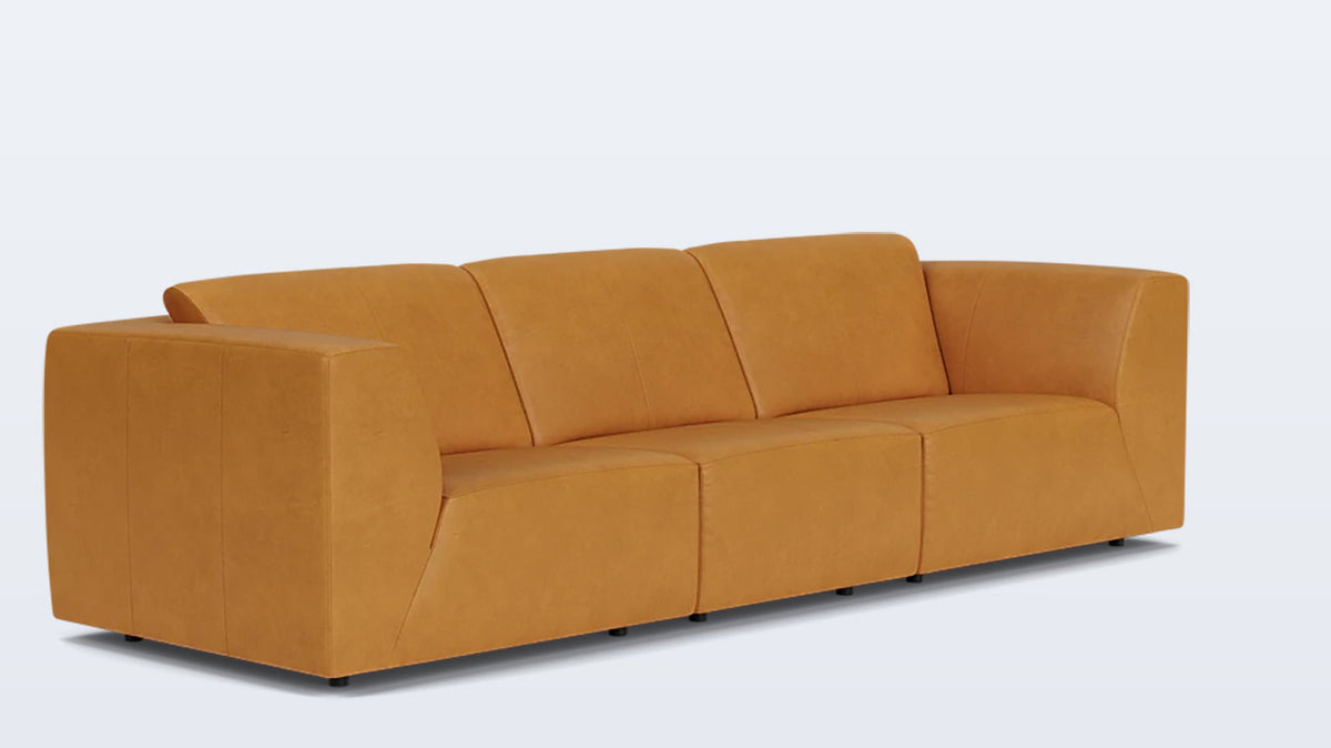 morten 3-piece sectional - leather