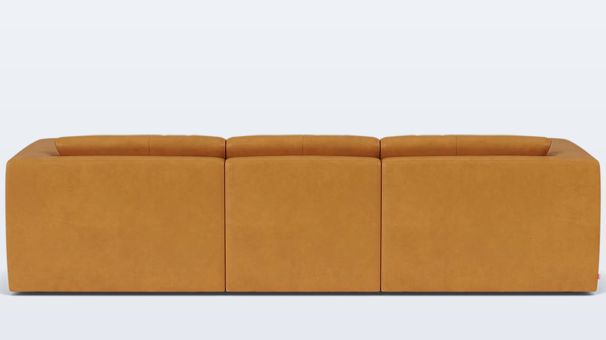 morten 3-piece sectional - leather