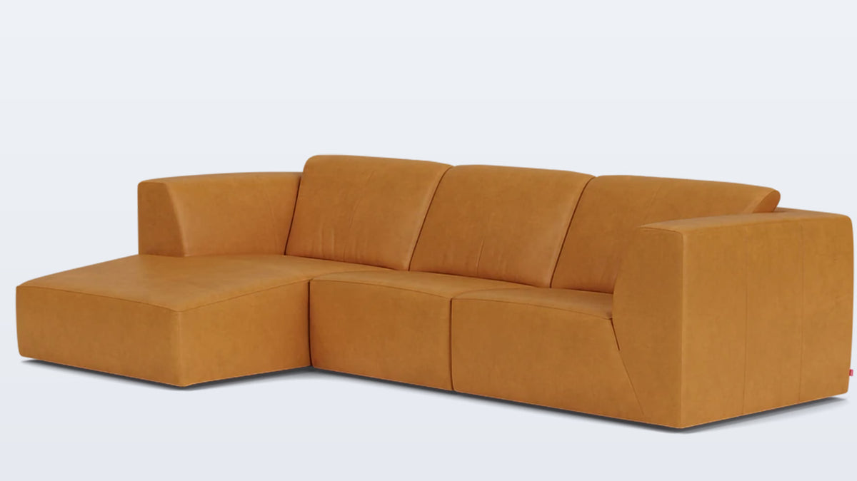 morten 3-piece sectional - leather