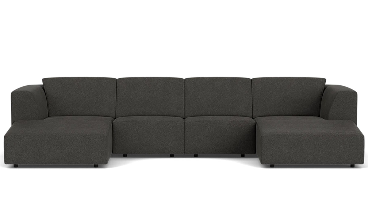 morten 4-piece sectional - fabric