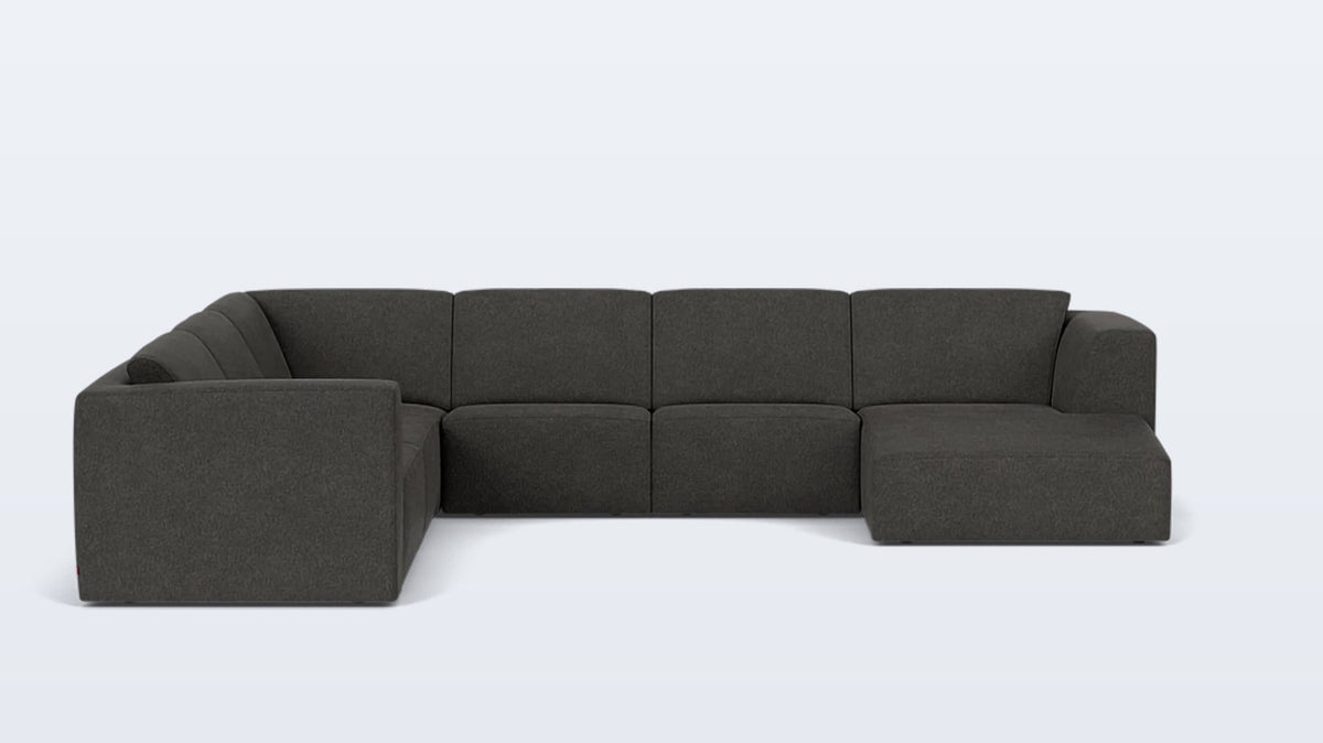 morten 6-piece sectional - fabric