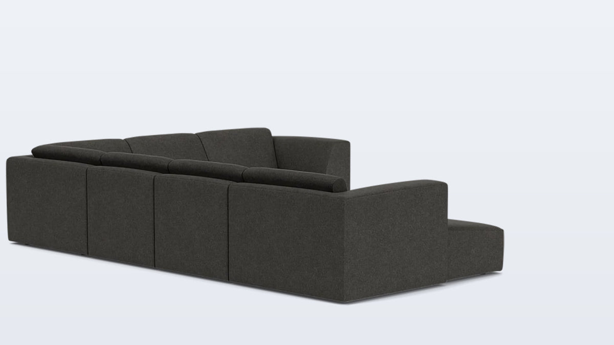 morten 6-piece sectional - fabric